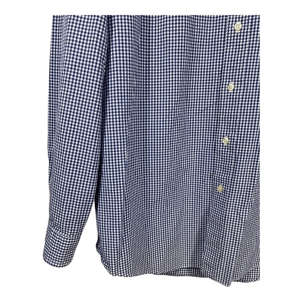 Ralph Lauren Button Down Oxford Shirt Men XL Blue White Gingham Long Sleeve XL - Picture 3 of 6